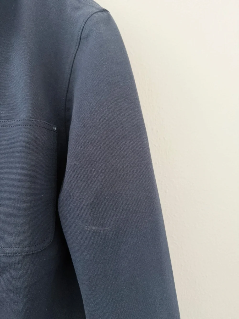 Men’s Overall Master Cloth OAMC Navy Blue Jacket Coat